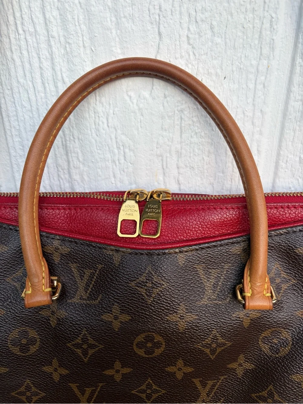 Louis Vuitton Pallas Brown Monogram Satchel